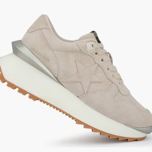 NEW Vintage Havana Major Platform Sneaker Stone Suede Sz 6.5